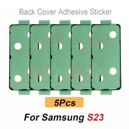 5Pcs Back Cover Adhesive Waterproof Seal Sticker for Samsung S23 S24 Plus FE Ultra Series Rear Housing Glue Repair Sticker