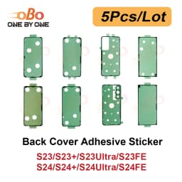5Pcs Back Cover Adhesive Waterproof Seal Sticker for Samsung S23 S24 Plus FE Ultra Series Rear Housing Glue Repair Sticker
