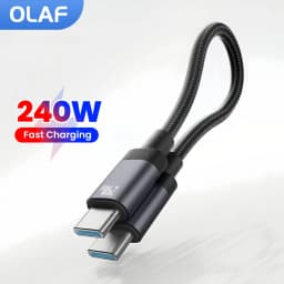 15CM 20CM 240W USB C To Type C Cable Fast Charging PD3.1 Short Data Cable For iPhone 15 16 17 Samsung Huawei Xiaomi iPad Laptops
