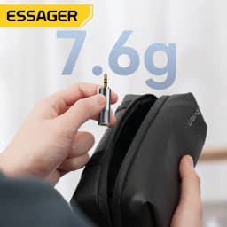 Essager 3.5mm To 6.5mm Audio Jack Adapter Connector 6.5mm Female to 3.5mm Male Audio Connector for Speaker Guitar DVD Sound Card