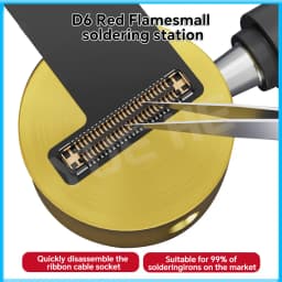 Lanrui D6 Mini Small Soldering Welding Station Fits 99% of Soldering Irons on Market for Phone Screen Cable Chip Soldering Tools