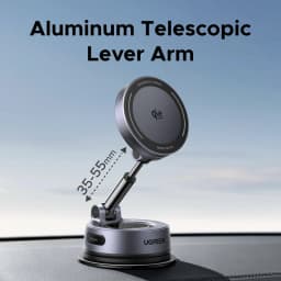 UGREEN Qi2.2 25W Wireless Car Charger Nano-Gel Grip Vacuum Suction Mount Magnetic Phone Holder Fast Charging for iphone 17 16
