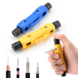 Portable Pen Coaxial Cable Stripper RG6 RG7 RG11 RG59 Dual-Purpose 5-7 Simple Wire Stripper Good Tools for Installation
