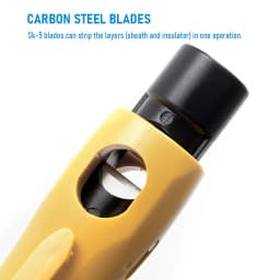 Portable Pen Coaxial Cable Stripper RG6 RG7 RG11 RG59 Dual-Purpose 5-7 Simple Wire Stripper Good Tools for Installation