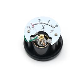 SO-45 circular pointer DC voltmeter 5V 10V 15V 20V 25V 30V 50V 100V 300V 500V 1000V Analog panel pointer voltmeter