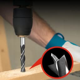 5/7Pcs Hexagonal Handle Three Point Woodworking Drill Metal Drill Kit Countersink For Wood And Metal Drilling 3/4/5/6/7/8/10mm