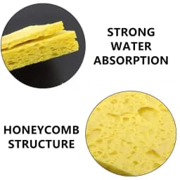 5/10Pcs Yellow Cleaning Sponge Cleaner for Enduring Electric Welding Soldering Iron