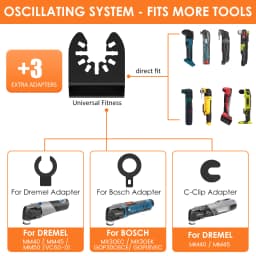 88/56pcs Oscillating Saw Blade Carbon Steel Multitool Blade for Wood Metal Plastic Tail Cutting Tool Heavy-Duty Universal Knife