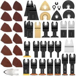 88/56pcs Oscillating Saw Blade Carbon Steel Multitool Blade for Wood Metal Plastic Tail Cutting Tool Heavy-Duty Universal Knife