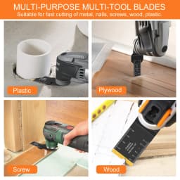 88/56pcs Oscillating Saw Blade Carbon Steel Multitool Blade for Wood Metal Plastic Tail Cutting Tool Heavy-Duty Universal Knife