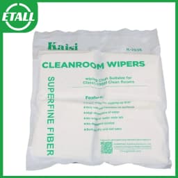 KAISI 50pcs 200pcs Anti Static LCD Cleaning Cloth 9*9 Lint Free Polyester Cleanroom Dust-free Cloth Phone LCD Screen Repair Tool