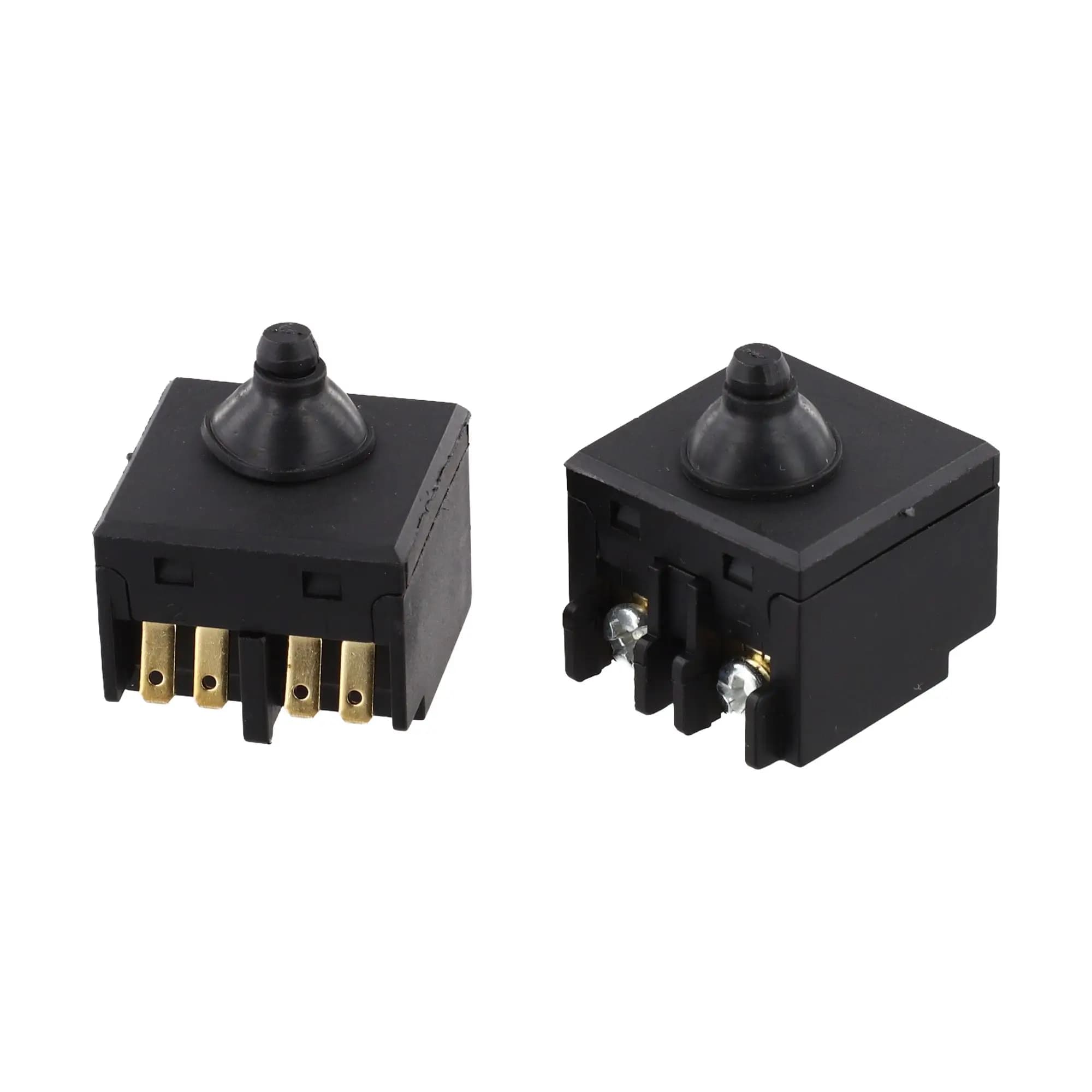 2pcs Angle Grinder Switch Replacement Parts Push Button Switches For 100 Polisher Angle Grinder Accessories Power Tool