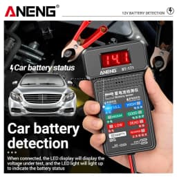 ANENG BT-171 Multifunctional Battery Testers 12V Auto Repair Industry Detection with LED Reverse Display Screen Electrician Tool