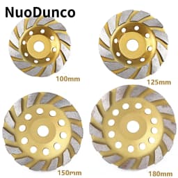 80/100/125/150/180mm Diamond Segment Grinding Cup Wheel Disc for Concrete Granite Stone Ceramic Grinding Cutting Wheel 1pc