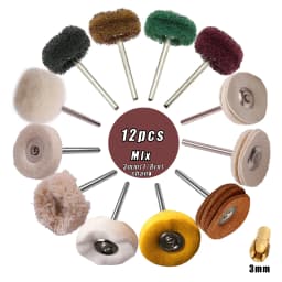 Polishing Buffing Wheel For Dremel Rotary Tool Accessories Cotton Wool Felt Jewelry Buffing Drill Kit
