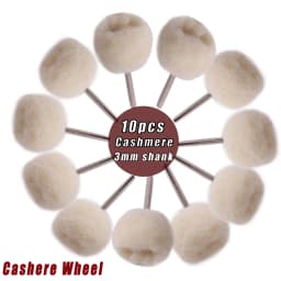 Polishing Buffing Wheel For Dremel Rotary Tool Accessories Cotton Wool Felt Jewelry Buffing Drill Kit