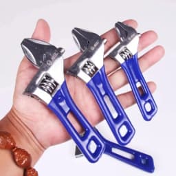 Universal Lightweight Adjustable Wrench Large Opening Short Handle Multifunctional Mini Wrench Plumbing Pipeline Bathroom Tools