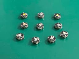 2PCS Super Brightness Key Button Lamp Wireless Led Lights 3-mode W Battery Diy Micro Scene Layout Illumination Materials Diorama