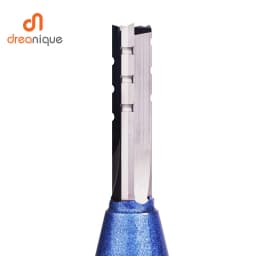 Dreanique 1PC High Precision TCT Trimming Router Bit 1/2 Shank 3 Straight Flute Carbide Milling Cutter For Plywood Chipboard MDF