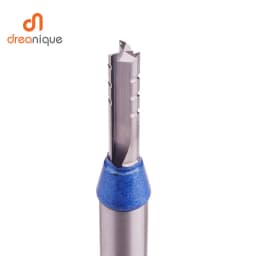Dreanique 1PC High Precision TCT Trimming Router Bit 1/2 Shank 3 Straight Flute Carbide Milling Cutter For Plywood Chipboard MDF