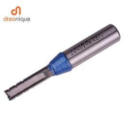 Dreanique 1PC High Precision TCT Trimming Router Bit 1/2 Shank 3 Straight Flute Carbide Milling Cutter For Plywood Chipboard MDF
