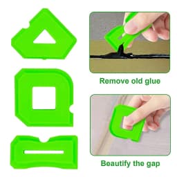 Silicone Caulking Tool Kit Spatula Scraper Joint Sealant Spreader for Tile Window Grout Edge Removal Kitchen Construction Tools