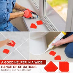 Silicone Caulking Tool Kit Spatula Scraper Joint Sealant Spreader for Tile Window Grout Edge Removal Kitchen Construction Tools