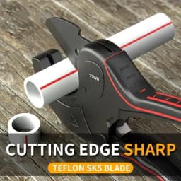 Heavy Duty PVC Cutter Aluminum Alloy Plastic Tube Cutting PPR PVC Pipe Tube Cutter Scissors with SK5 Steel Blade Hand Tool