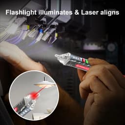 NJTY T-03 Circuit Breaker Finders Electrical Instrument Breakpoints Detector Live Wire Checking Socket Testor Laser Voltage Pen