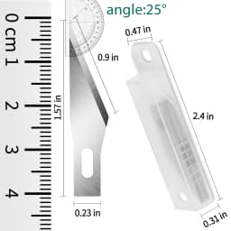 100/200/300PCS Exacto Knife Blades 11, High Carbon Steel Exacto Blades, Craft Knife Blades, 11 Exacto Knife Refill Blades