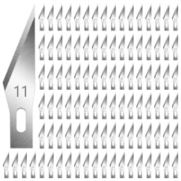 100/200/300PCS Exacto Knife Blades 11, High Carbon Steel Exacto Blades, Craft Knife Blades, 11 Exacto Knife Refill Blades