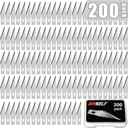 100/200/300PCS Exacto Knife Blades 11, High Carbon Steel Exacto Blades, Craft Knife Blades, 11 Exacto Knife Refill Blades