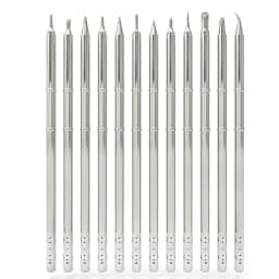 T12 Tip Series Soldering Iron For Hakko FX951 STC STM32 FX-950 FX-951 FM-203 Welding Station Universal Not FM65 T65 SH72 Tip