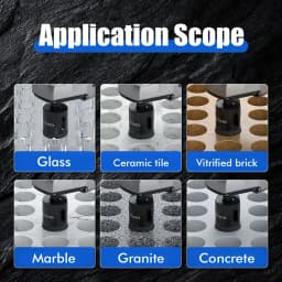 1Pc M10 6-100mm Diamond Brazed Core Dry Drill Bit For Porcelain Tiles Marble Glass Granite Hole Saw Cutter Cutting