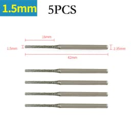 Drilling Jewelry Drilling Glass Diamond Coated Drill Bits Jewelry Drill Bits 1.0mm Head Diameter 1.2mm Head Diameter