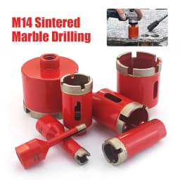 1PC 6-100mm M14 Sintering Core Bit Diamond Hole Saw Marble Granite Brick Tile Ceramic Concrete Crown Drill Bits For Power Tools