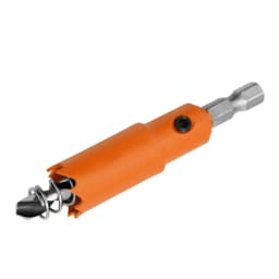 1PC Orange Bimetal Opener 6.35mm MAX Habdle 17-80mm M42 Multi Functional Woodworking Gypsum Board Plastic Drill Bit