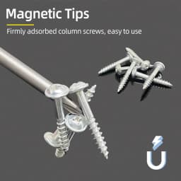 Pentacle Star Screwdriver Bits Set 1/4 Hex Shank Five-Point Torx Screw Driver Bit S2 Steel Magnetic T10-T40 50mm For Power Tools