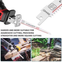 5Pcs Reciprocating Jig Saw Blades Fast Cut Down HCS Multi Saw Blade For Cutting Wood Plastic Metal Power Tools Accessories
