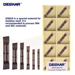 DESKAR 100% Original MGGN150 MGGN200 MGGN250 MGGN300 MGGN400 MGGN500 R L /JM LF6018 Stainless Steel Oblique Groove Cutting Blade