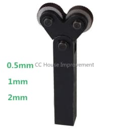 Dual Wheel Knurling Tool Kit 7pcs 0.5mm 1mm 2mm Wheel Linear Pitch Knurl Set Steel Lathe Cutter Wheel Knurling Tool Set