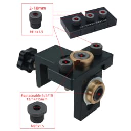 Woodworking Doweling Jig Drill Bushing 6-15mm Pocket Hole Jig Drill Sleeve Drill Guide Hole Locator Drilling Bit Accessories