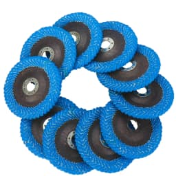 NuoDun 4/4.5/5Inch Abrasive Flap Wheel Polishing Flap Disc for Angle Grinder Metal Aluminum Stainless Steel Sharpening Deburring