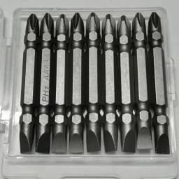 Screwdriver Bits Set 65mm PH2 Anti-slip with Magnetic 1/4" Hex Shank Fits Hand Electric Drill Driver Hand Tools