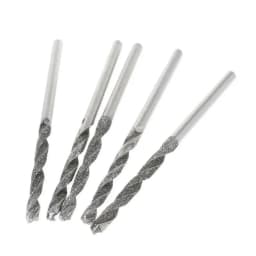 10Pcs Diamond Coated HSS Tipped Solid Bits Drill Twist Drills Bit Hole Saw / 0.8mm 1mm 1.2mm 1.5mm 1.8mm 2mm 2.5mm 3mm 3.5mm 4mm