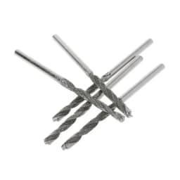 10Pcs Diamond Coated HSS Tipped Solid Bits Drill Twist Drills Bit Hole Saw / 0.8mm 1mm 1.2mm 1.5mm 1.8mm 2mm 2.5mm 3mm 3.5mm 4mm