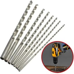 Extra Long 16-30cm Drill Bits For Metal Wood Working HSS Steel Straight Shank 2-6mm Twist-Drill Bit Power Tools Wholesale