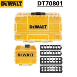 DEWALT DT70801 Original Parts Box Storage Box Removable Tray Tough Case Storage Case Plastic Multifunctional Stackable Tool Box