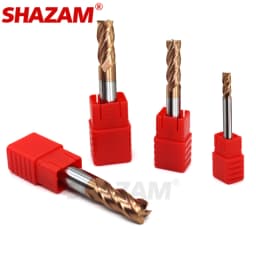 Milling Cutter Alloy Coating Tungsten Steel Tool Cnc Maching Hrc55 Endmill SHAZAM Milling Cutter Machine Tools 11
