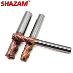 Milling Cutter Alloy Coating Tungsten Steel Tool Cnc Maching Hrc55 Endmill SHAZAM Milling Cutter Machine Tools 11